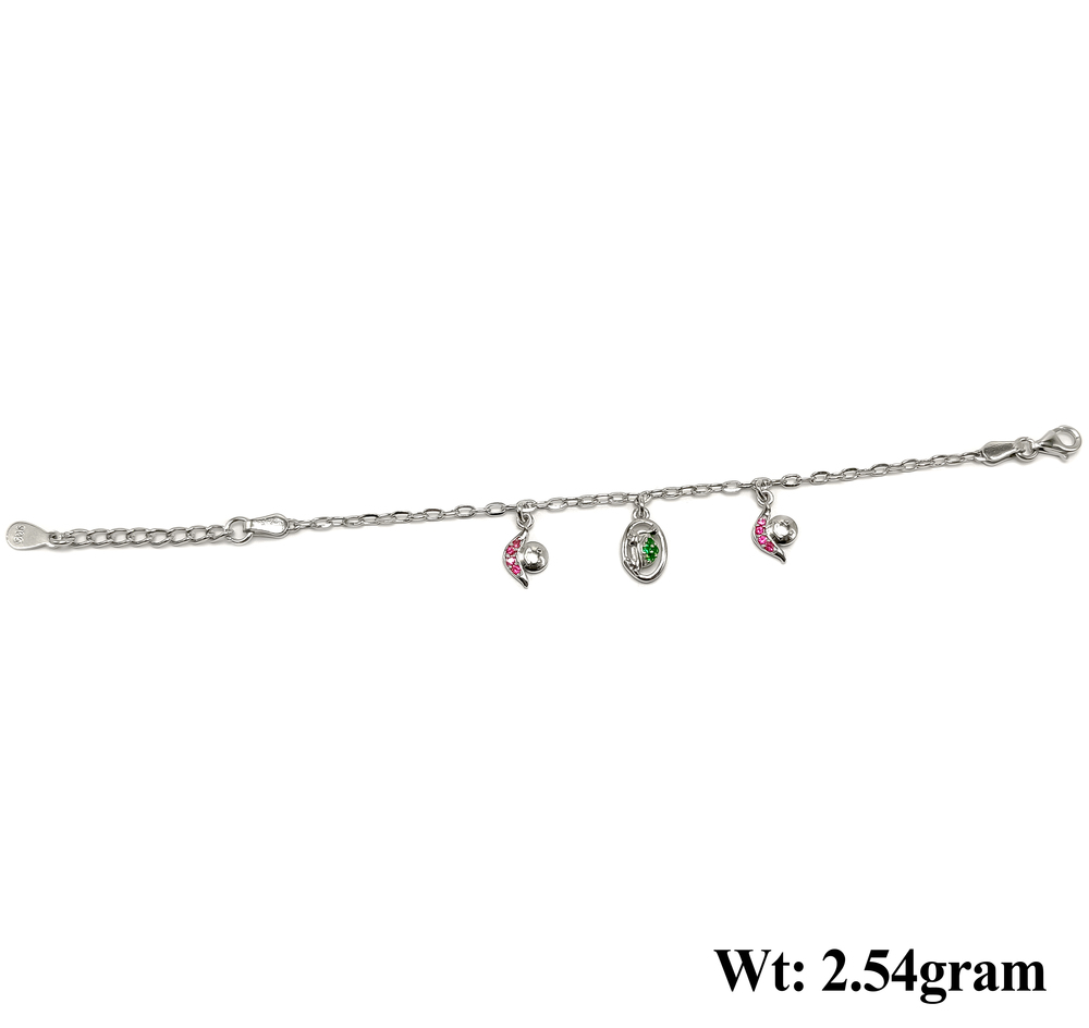 New 92.5 Silver Baby Bracelet