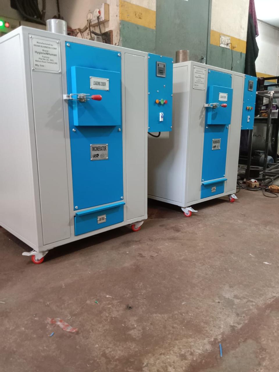 Solid Waste Incinerator Machine - Mild Steel, Standard Size | High Pressure Psi, Designed For Industrial Waste Management