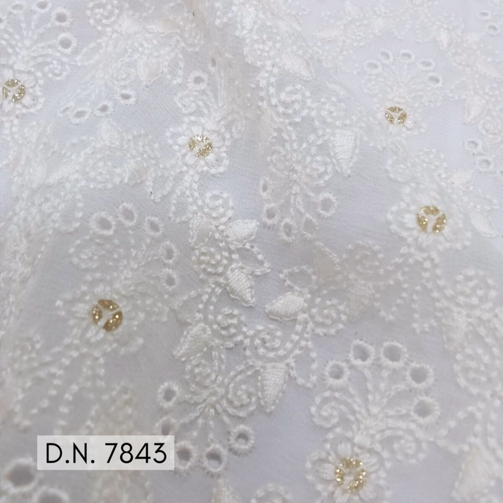Swiss Embroidery Georgette Fabric A Soft, Stylish, And Luxurious