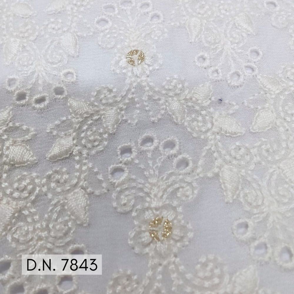 Swiss Embroidery Georgette Fabric A Soft, Stylish, And Luxurious