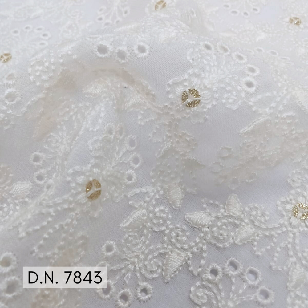 Swiss Embroidery Georgette Fabric A Soft, Stylish, And Luxurious