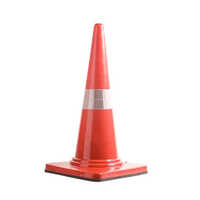 Heavy Base Traffic Cone - Color: Orange