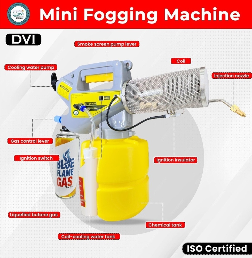 Mini Fogging Machine For Disinfectant - Dimension (L*w*h): 50 X 35 X 30 Centimeters Centimeter (Cm)