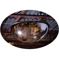 360 Degree Round Dome Convex Mirror - Color: Golden