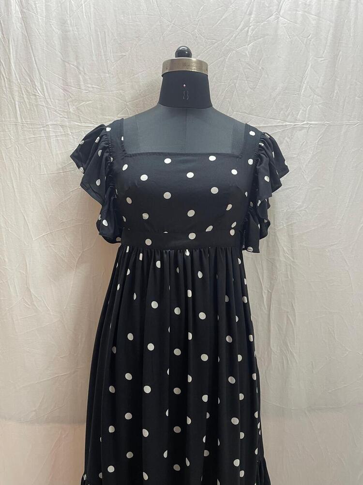 Womens printed long dress