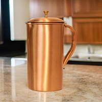 Copper Jug 1Liter Plain Copper Jug - Grade: Aa
