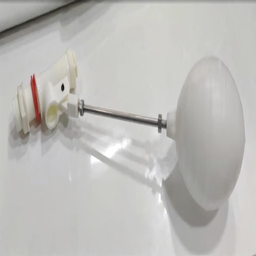 PVC Float Valve - High-Quality PVC Material, Different Sizes Available, Silver Color | Durable Design for Reliable Liquid and Gas Regulation