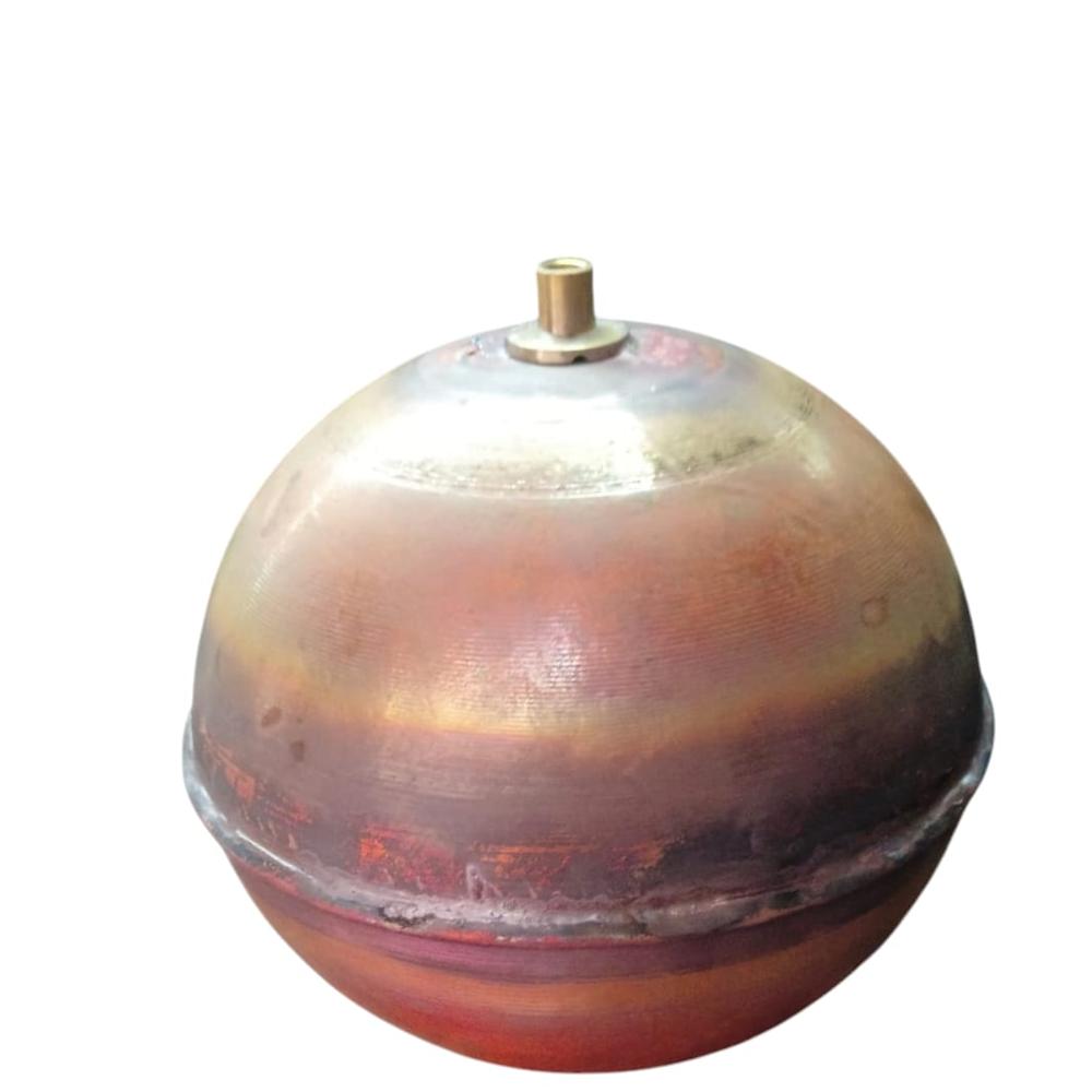 10 Inch Copper Float Ball - Color: Silver
