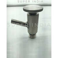 Ss304 Sample Cock Valves - Stainless Steel, 1/2" Size, Silver Color | Standard Reducing Shape, Ideal For Industrial Structure And Gas Pipes