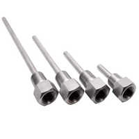 Ss Threaded Thermowell - Stainless Steel, 1/2 Inch Size, Silver Color | Ideal For Chemical Fertilizer Pipes, Easy Installation, Durable Design