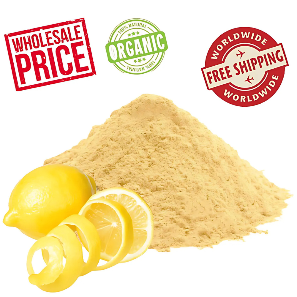 Lemon Peel Powder - 100% Natural, 25 Kg Bulk, Rich In Vitamin C & Antioxidants | Ideal For Skincare, Herbal Supplements, And Culinary Uses