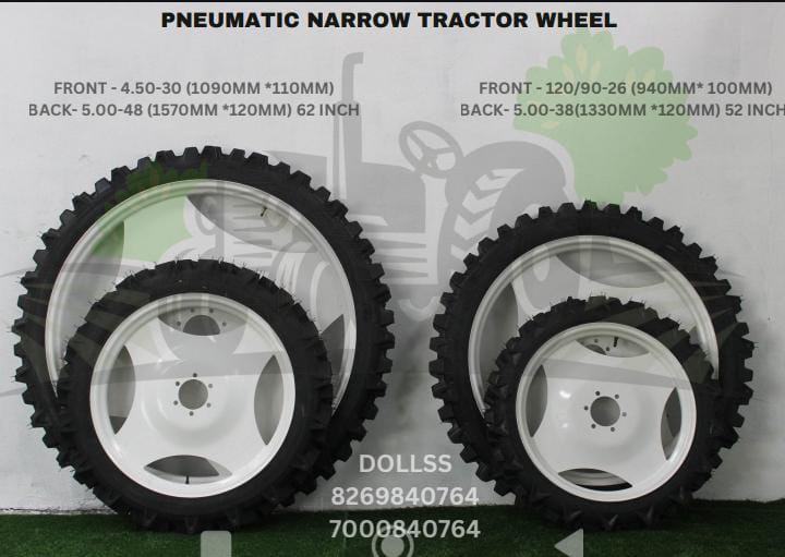 Pneumatic Narrow Tractor Wheel - Warranty: 1 Years