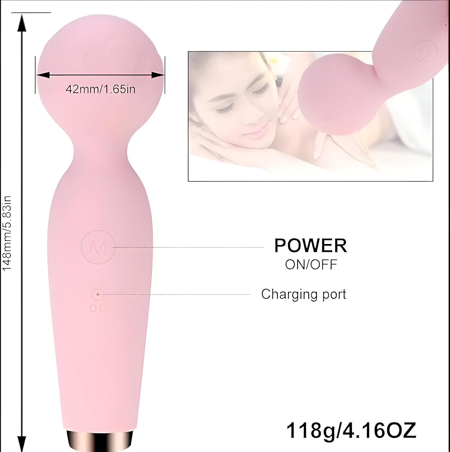 Cordless Full Body Massager Machine for Pain Relief Personal Massager