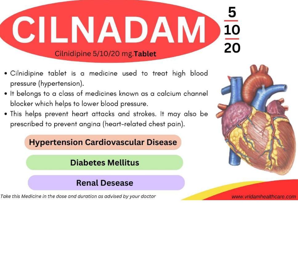 Cilnadam 20mg - Dosage Form: Solid (Tablet)