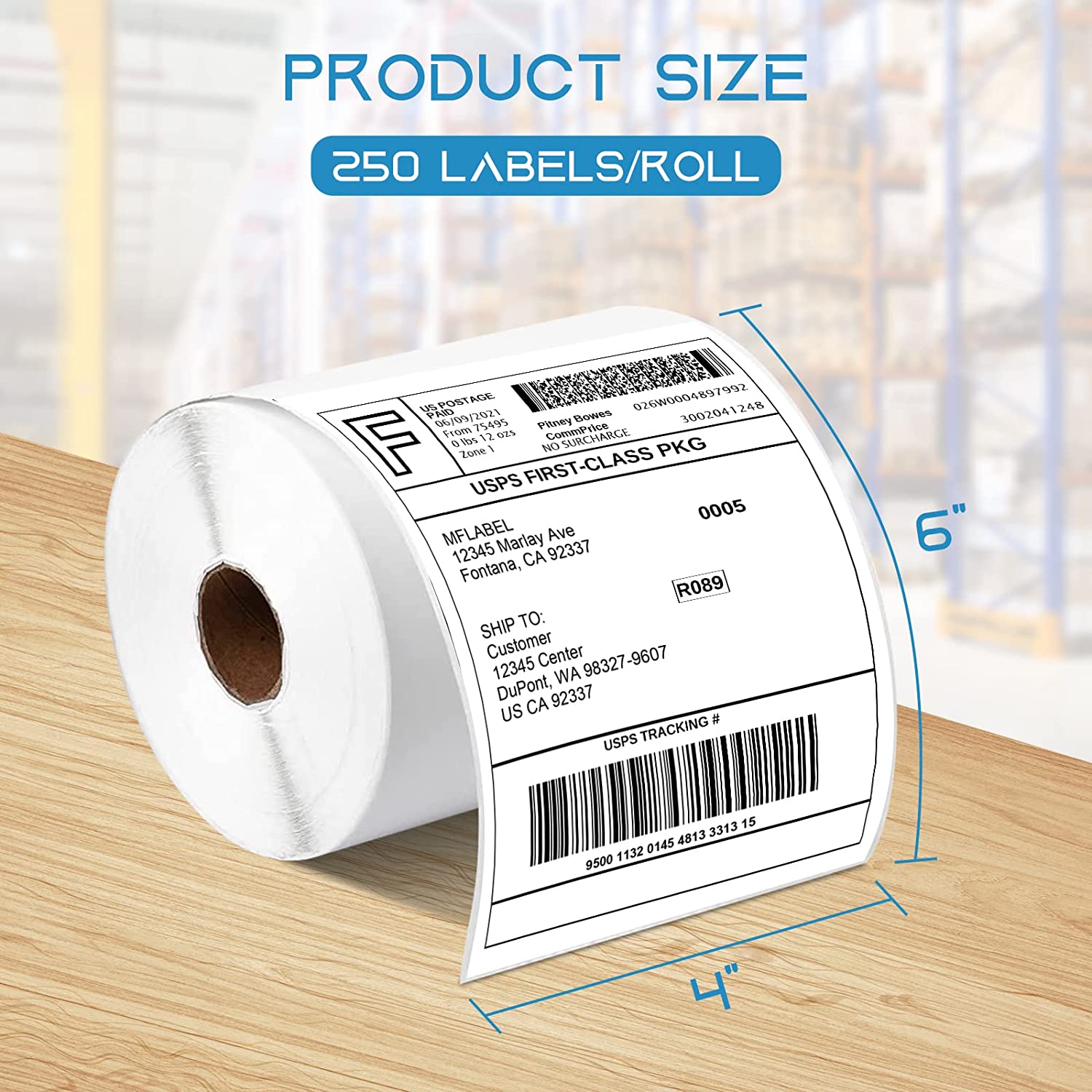 Direct Thermal Label Rolls