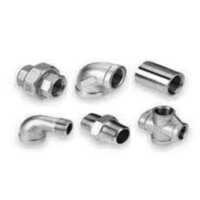 Super Duplex 2507 Forged Fittings - Color: Silver