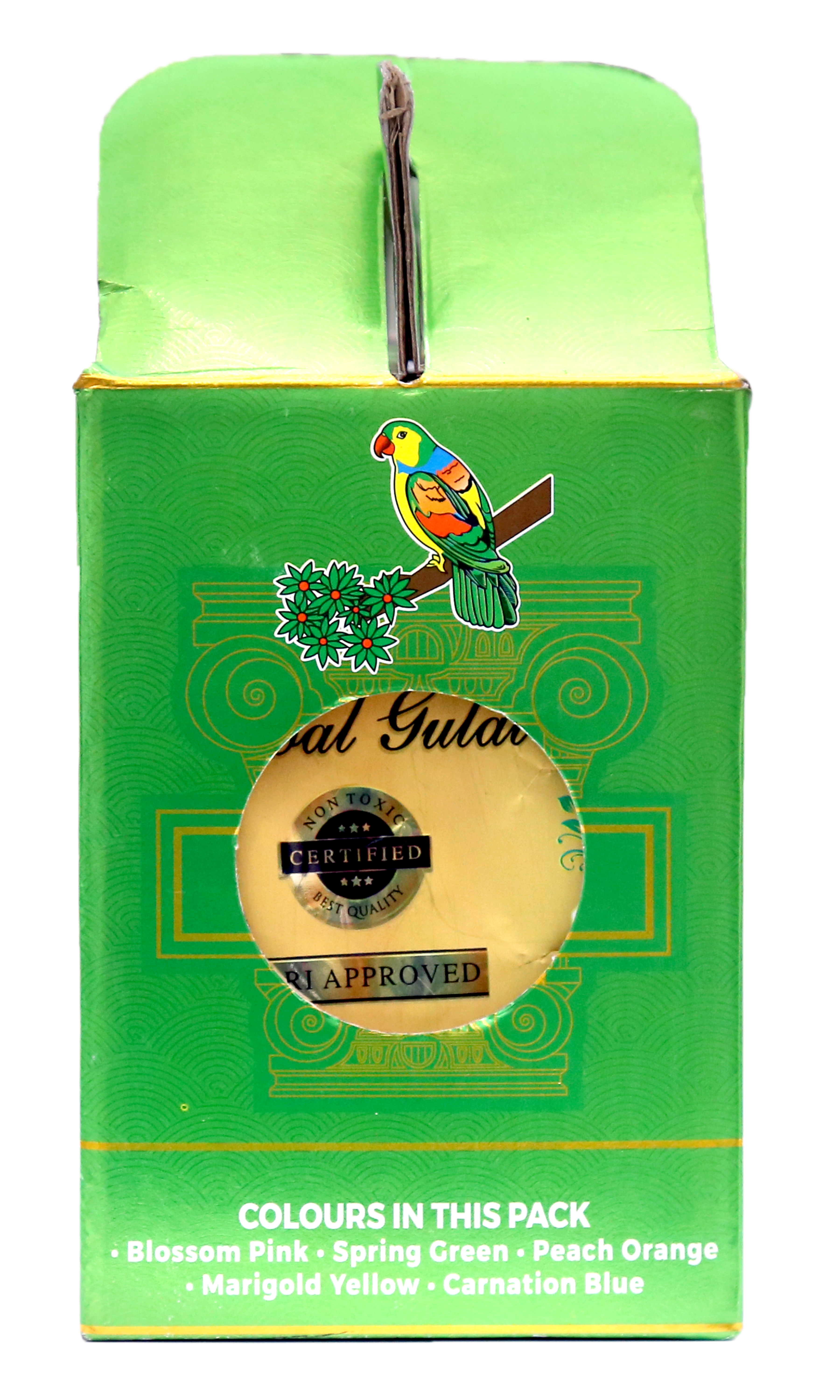 Tota Herbal Gulal Nbri 100g Pc - 100% Food Grade, Multicolor Powder | Soft & Silky Texture, Skin Friendly, Ecofriendly Packaging, Pleasant Fragrance