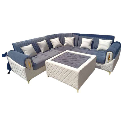 6.5 Seater Velvet Corner L Shape Sofa Se