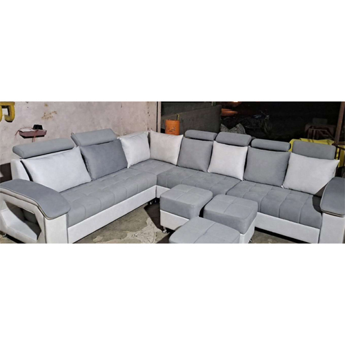 9.5 Seater Velvet Corner L Shape Sofa Se