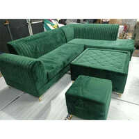 6 Seater L Shape Sofa Set