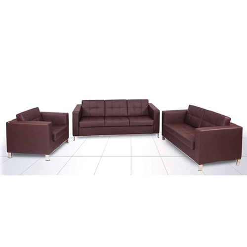 Brown Aura Sofa Set, For Home,