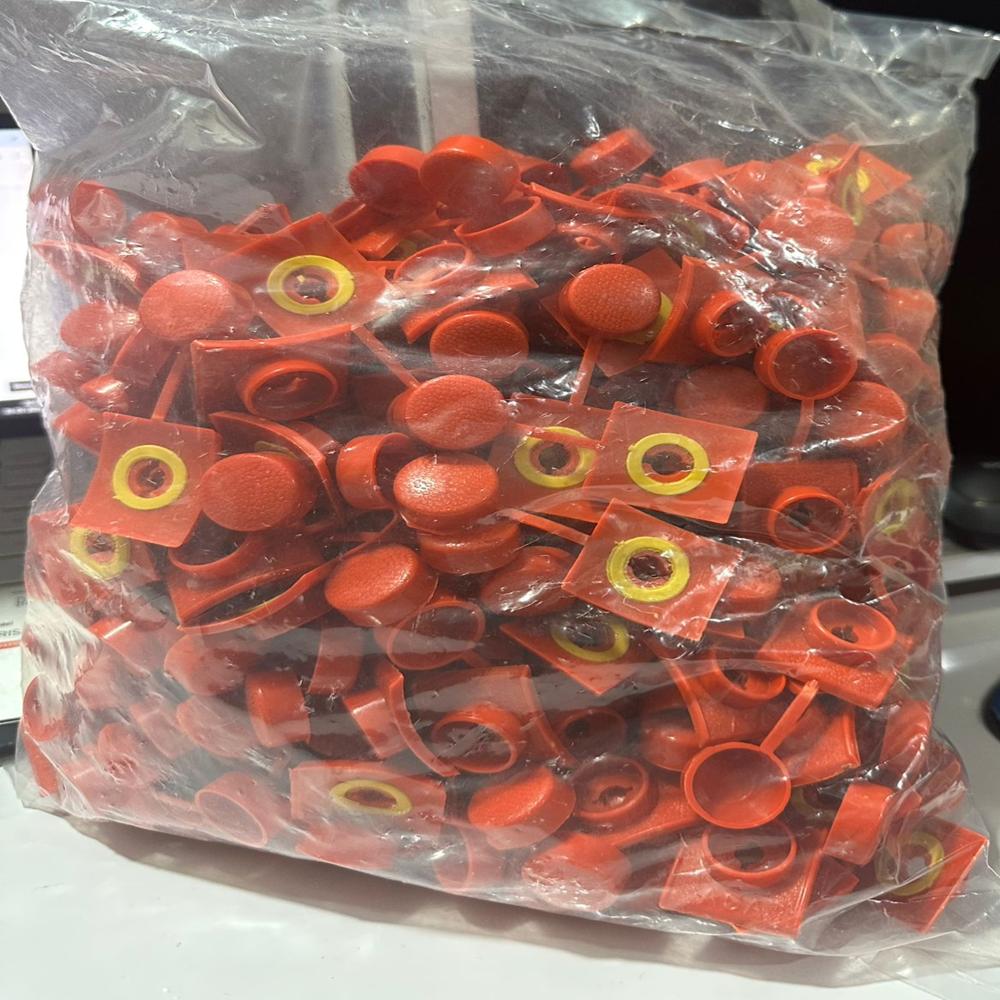 UPVC Roofing Sheet Screw Caps red grey color