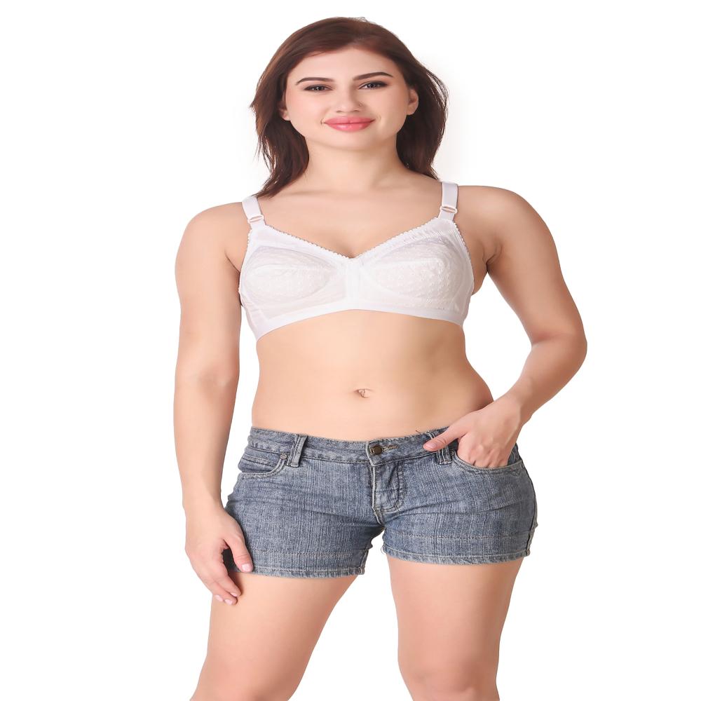 Ladies Cotton Bra - Color: Multicolour