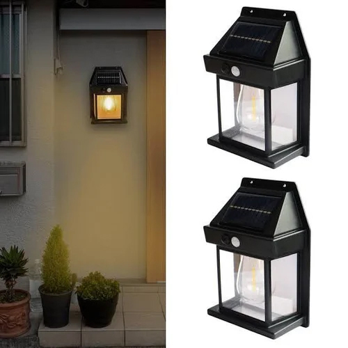 Solar Wall Light - Cable Length: As Per Requirement Foot (Ft)