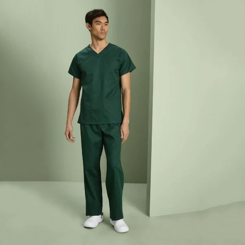 Hospital Patient Uniform - Color: Green