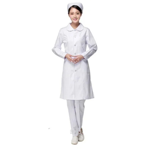 White Cotton Nurse Dress - Gender: Female