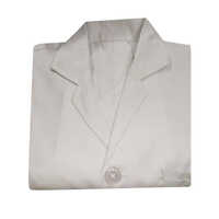 White Lab Apron - Fabric Type: Polyester