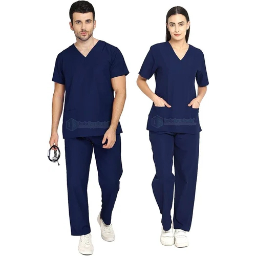 Cotton Medical Scrub - Color: Blue