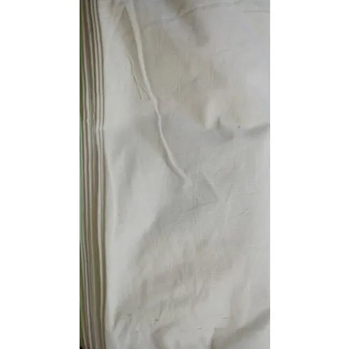 White Cotton Plain Bed Sheets Fabric