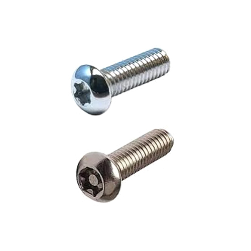 Torx Torx Plus Security Screw - Stainless Steel, M2-M6 Sizes, Silver Color, Round Head, Zinc Nickel Plated Finish | Tamper-Proof Fastening Solution