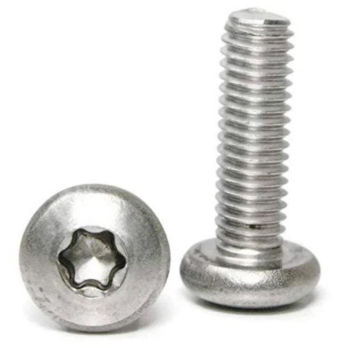 Pan Head Torx Recess Screw - Color: Silver