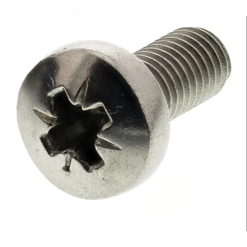 Pan Head Pozidriv Pozi Screw - Color: Silver