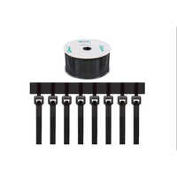 Panduit Cable Tie - Polyamide Material, Round Shape, Black Color | Industrial Application, Solid Conductor Type, 6-12 Month Warranty