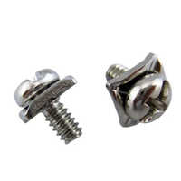 Standard And Customised Terminal Screw - Zinc Plated, 4-25mm Length, Silver Color, Round Head Type, High-quality Material, Industrial Usage