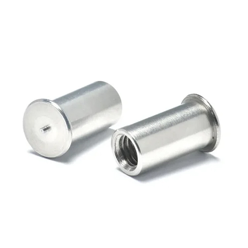 Internal Threaded Weld Studs - Color: Silver