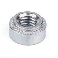 Cls-m3-3 Stainless Steel Self Clinching Nut - Ss304, M8 Size, 8 Mm Diameter, Silver Color, Polished Finish | Durable Round Design For Industrial Applications