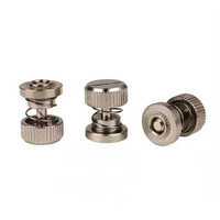 Pf31-m4-30 Spring Loaded Captive Panel Screw - Stainless Steel, 3 Mm Size, Silver Color, Round Head Shape | High-quality Industrial Fastener