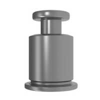 Skc Self Clinching Keyhole Fastener - Stainless Steel, 4-32mm Length Range, Silver Color, Polished Finish, Zinc Plated, Durable Design