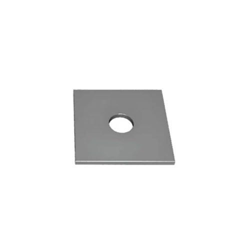 Square Internal External Tooth Lock Washer - Color: Silver