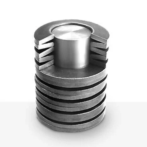 Belleville Washer - High Tensile Steel, 4 mm Inner Diameter, 9 mm Outer Diameter, Silver Color, Polished Finish, 1 mm Thickness, Ideal for Industrial Spring Rate Applications