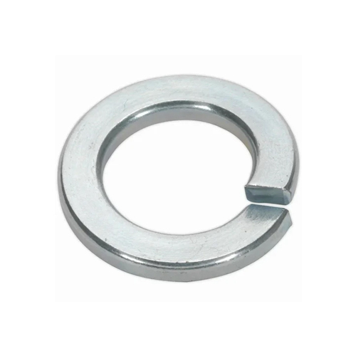 Mild Steel Spring Washers - Color: Silver