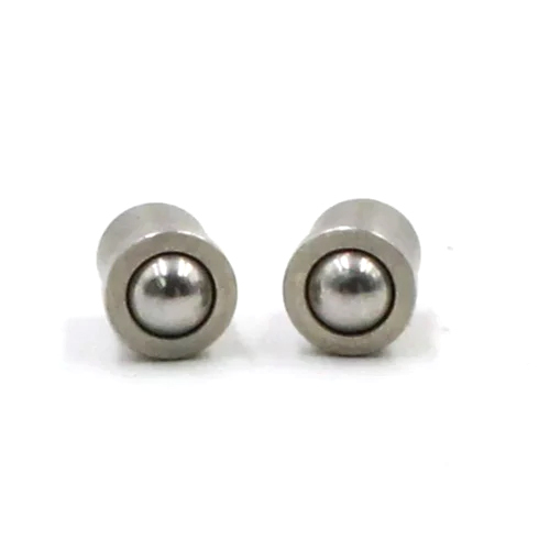 Stainless Steel Unthreaded Body Positioning Bead Spring Load Ball Plunger Bobble Beads Plungers - Color: Silver