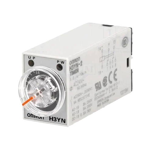 H3Yn Omron Timer Relay - Color: White