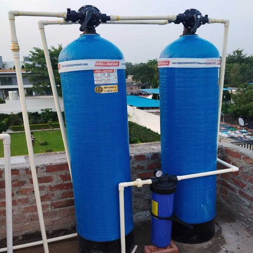 Manual Water Softener Plant And Sand Filter Plant - Material: Frp