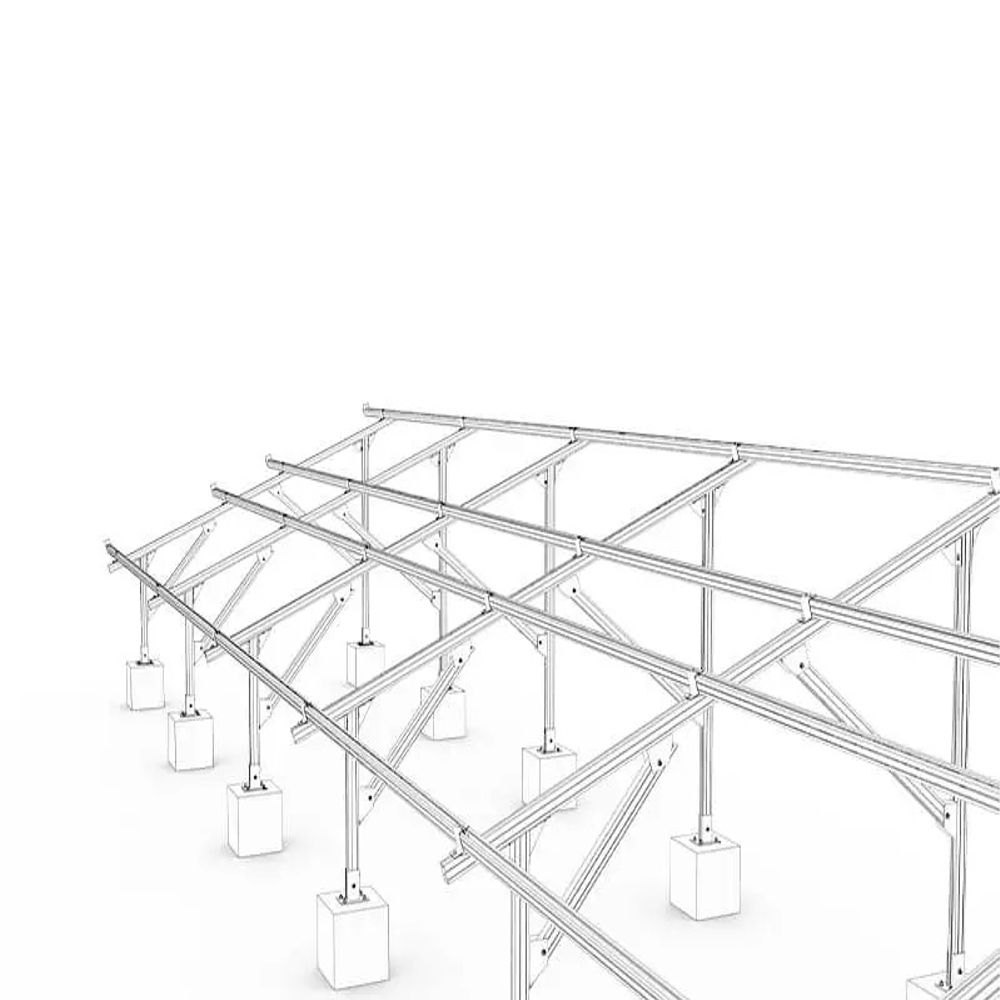 Dual-Pole Solar Mount In 