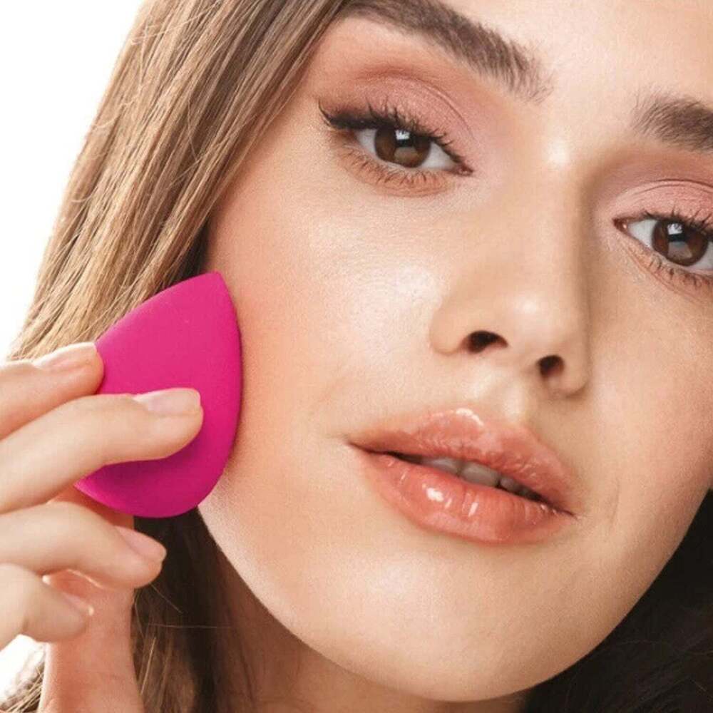 Makeup Sponge - Non-latex, 9x5x5 Cm | Soft Feel, Exceptional Elasticity, Dual-use For Flawless Blending, Vegan, Cruelty-free